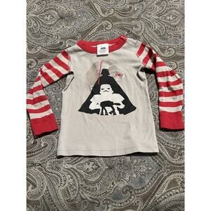 Hanna Andersson Star Wars Kids Size 4 Pajama Shirt Long Sleeve Darth Vader